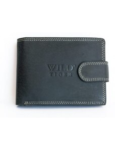Velmi tmavě šedá kožená peněženka Wild Tiger Zbroja