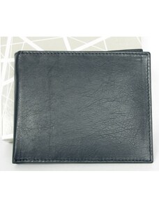 Kožená šedomodro-světle tyrkysová peněženka, bez značek a nápisů FLW