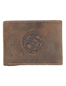 Kožená peněženka z pevné kůže se střelcem FLW