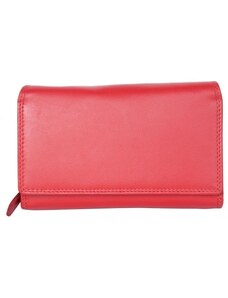 Luxusní červená kožená peněženka HMT FLW