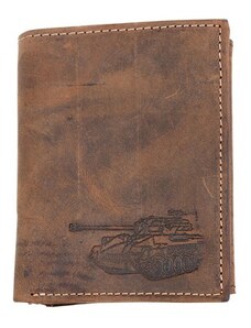 Kožená peněženka z přírodní kůže s tankem