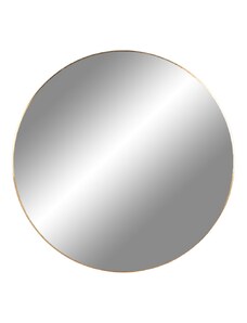 Nordic Living Zlaté kulaté závěsné zrcadlo Vincent 40 cm