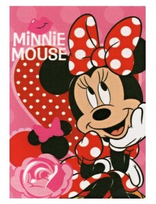 Setino Dětská / dívčí flísová deka Minnie Mouse - Disney - 100 x 140 cm