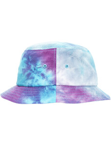 Flexfit Festival Print Bucket Hat fialová tyrkysová