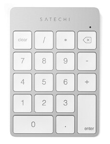 Bezdrátová číselná klávesnice pro Mac - Satechi, SLIM Wireless Keypad Silver