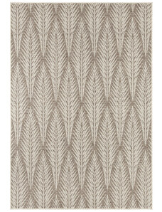 NORTHRUGS - Hanse Home koberce Kusový koberec Jaffa 103892 Taupe/Beige – na ven i na doma - 140x200 cm