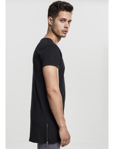 UC Men Tričko s dlouhým bočním zipem černé