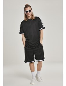 UC Men Oversized Stripes Mesh Tee černé