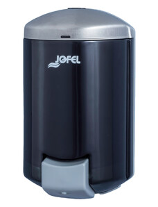 Jofel dávkovač tekutého mýdla Aitana Deluxe, 0,9l, ruční, nerez víko, plast