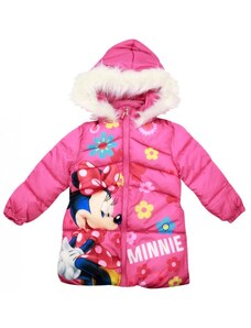 Setino Prošívaný dívčí zimní kabát / dlouhá bunda Minnie Mouse - Disney
