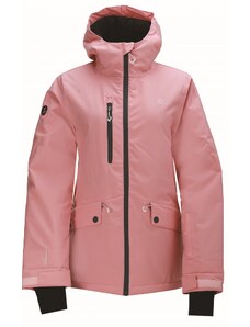 2117 JULARBO - ECO dámská zateplená lyžařská bunda - růžová