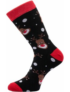 K-SPORTING Pánské vánoční ponožky Sobi černé 42-46