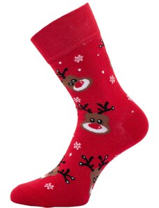K-SPORTING Pánské vánoční ponožky Sobi červené 42-46