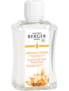 Maison Berger Paris – Aroma D-Stress (Proti stresu) náplň do elektrického difuzéru s vůní Sweet Fruits (Sladké ovoce), 475 ml