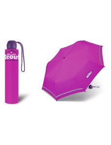 happy rain Dívčí skládací deštník Scout - Basic Pink 2019