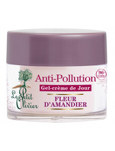 Le Petit Olivier Denní Pleťový krém/gel - Mandlový květ, 50ml
