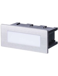 ZC0108 EMOS LED orientační svítidlo, obdélník 1,5W teplá bílá IP65 nerez