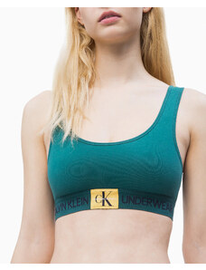 Sportovní podprsenka QF4918E-ZAY zelená - Calvin Klein