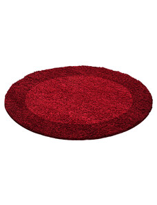 Ayyildiz koberce Kusový koberec Life Shaggy 1503 red kruh - 120x120 (průměr) kruh cm