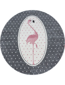 Ayyildiz koberce Dětský kusový koberec Kids 630 pink kruh - 120x120 (průměr) kruh cm