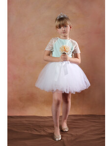 ADELO Tutu sukně tylová dětská - bílá - délka 35 cm a 50 cm - družičky
