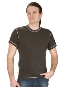 Lamido Pánské tričko krátký rukáv Freshguard šedé melé