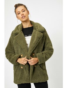 Koton Dámský zelený kabát