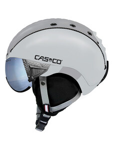 Lyžařská helma se štítem Casco SP-2 Visor Pol Light Grey