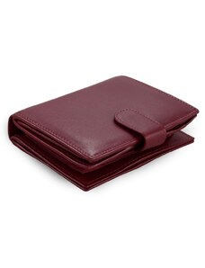 Vínově červená dámská kožená peněženka Kendall