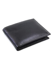 Černá kožená elegantní peněženka Gaynor