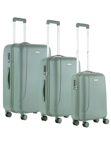 CARRY ON Sada kufrů Skyhopper Olive 3-set