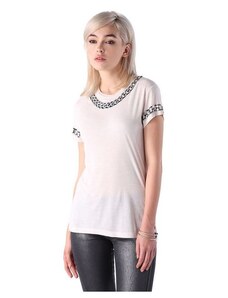 DIESEL dámské tričko s potiskem T-SULLY-M bílá