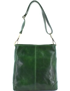 Dámská kožená kabelka Arteddy - zelená