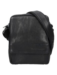 Sendi DESIGN Pánská kožená taška přes rameno SendiDesign M-110 Black