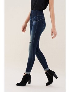 SALSA dámské tvarující džíny DIVA SKINNY 121587 modrá