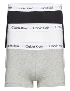 Calvin Klein Boxerky Cotton Stretch Low Rise Trunk Grey Black White 3PACK