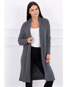 Fashionweek Dámský pletený maxi cardigan LAWENDER K2019-13