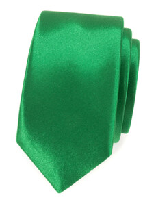 Avantgard Zelená slim luxusní kravata