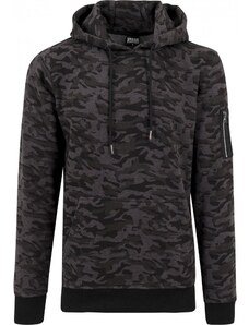 Mikina Urban Classics Sweat Camo Bomber Hoody - dark camouflage