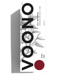 Voono Henna 100g, wine red