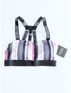 Victoria's Secret Victoria's Secret Multi Stripe stylová pohodlná sportovní podprsenka z kolekce Victoria Sport - S / Vícebarevná / Victoria's Secret