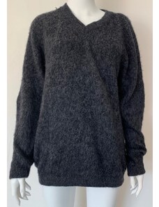 Dámský svetr z alpaky černý