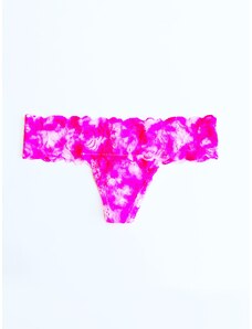 Victoria's Secret Victoria's Secret PINK Soft Lace růžová krajková tanga - XS / Růžová / Victoria's Secret