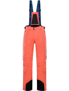 Alpine Pro Nudda 4 Dámské lyžařské kalhoty LPAP360 Neon coral XS