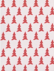 A.Weinberger s.r.o. Ubrus bílý,vánoční motiv-červené stromečky
