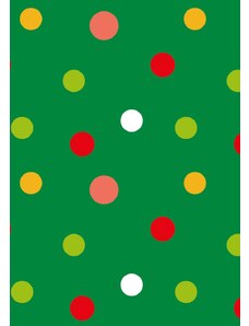 A.Weinberger s.r.o. Ubrus barevné puntíky na zeleném podkladu