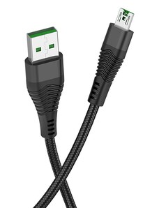 Černý datový kabel Hoco X33 Surge, Micro USB, 4A