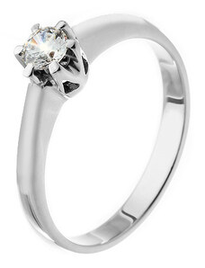 Zlatý prsten s diamantem ZPTO117B-57-1000