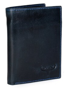 Pánská tmavě modrá kožená peněženka Wild D1072