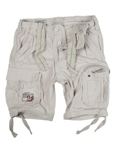 Surplus Kalhoty krátké Airborne Vintage Shorts bílá opraná S
